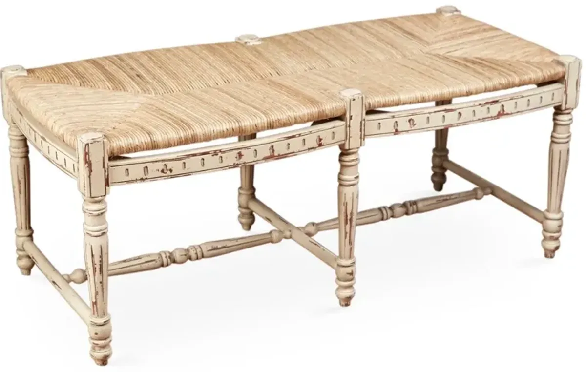Betsy Bench, Distressed Beige