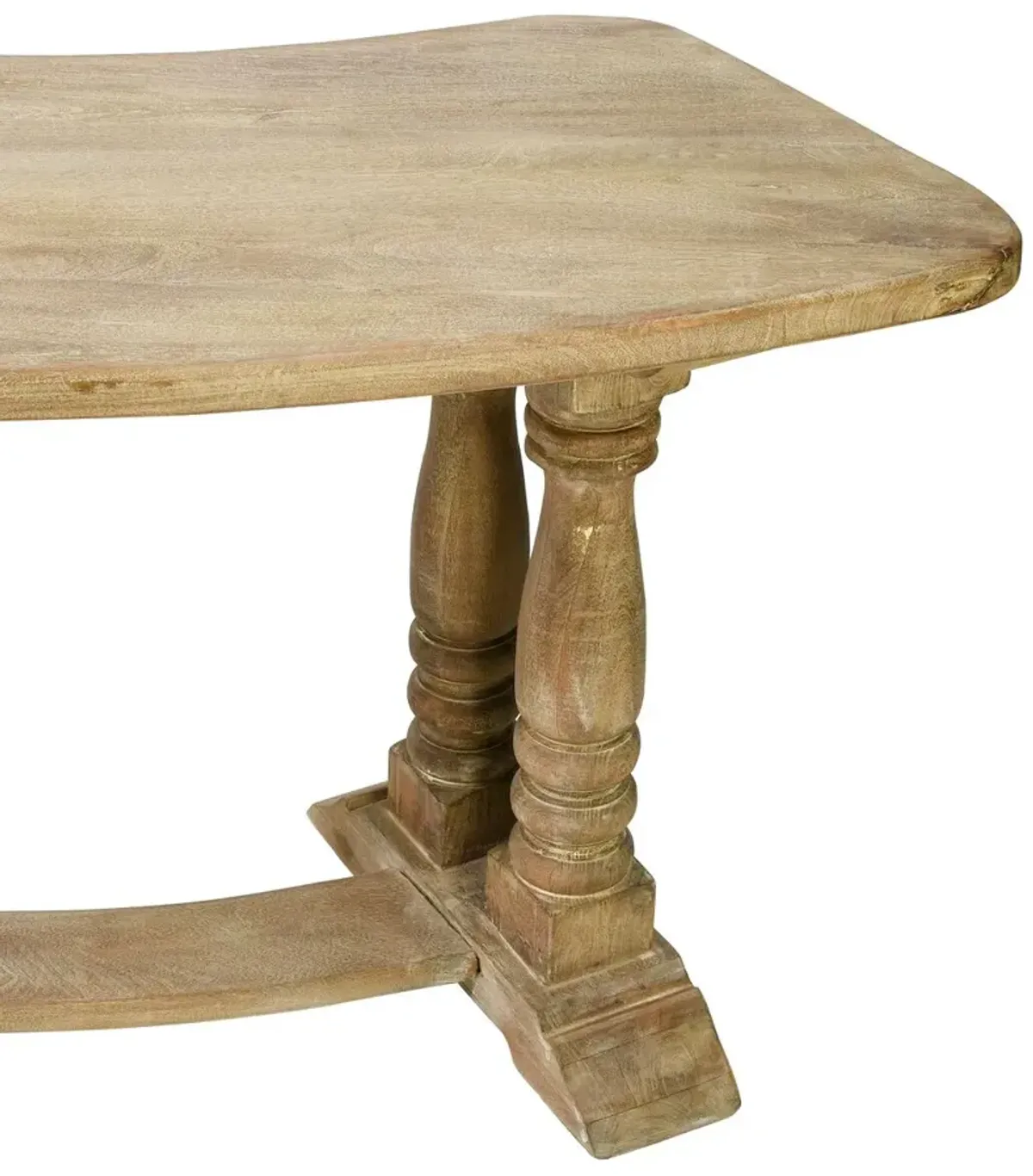 Amiee Weathered Wood Desk, Natural