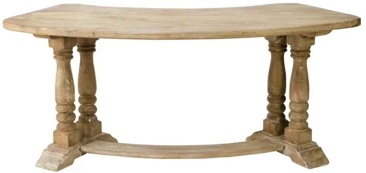 Amiee Weathered Wood Desk, Natural