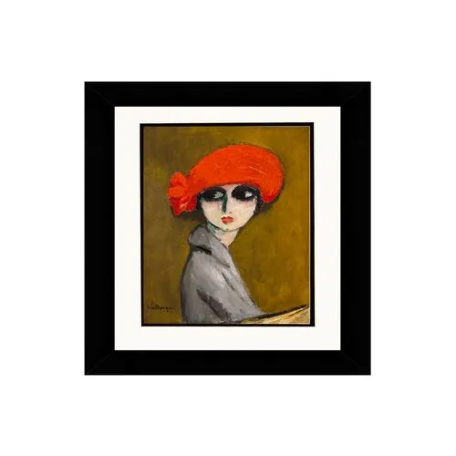 Painting - Kees van Dongen - The Corn Poppy - 1919 - Munn Works - Brown