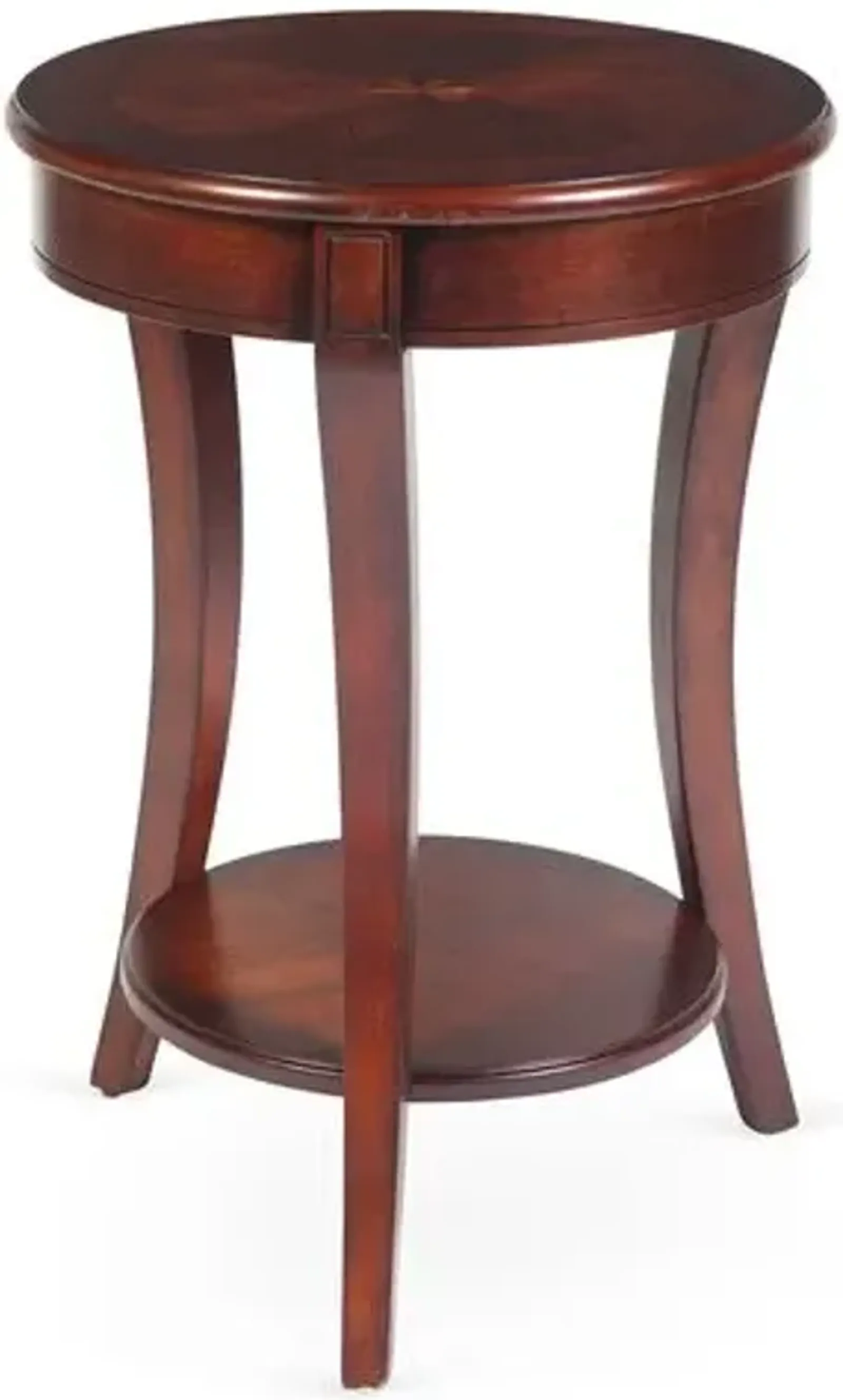 Higgins Round Side Table - Brown