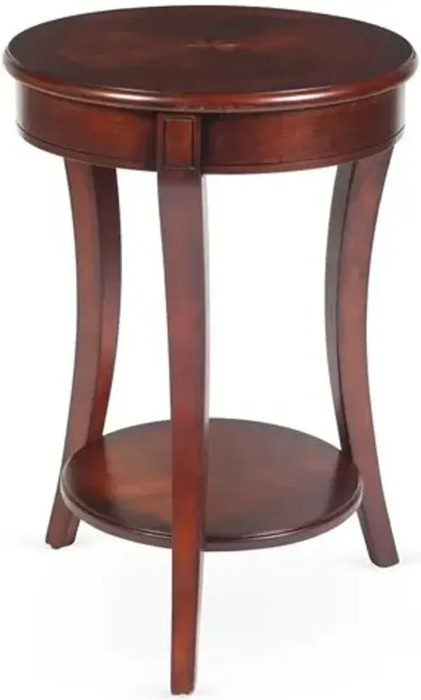 Higgins Round Side Table - Brown