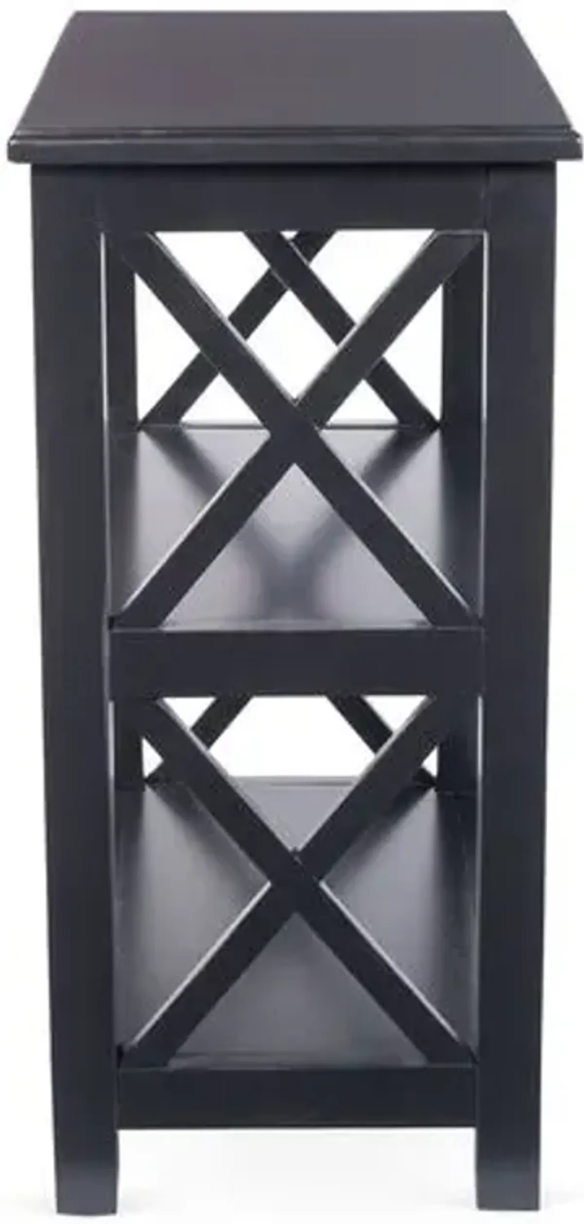 Minson 22"W Bookcase - Black