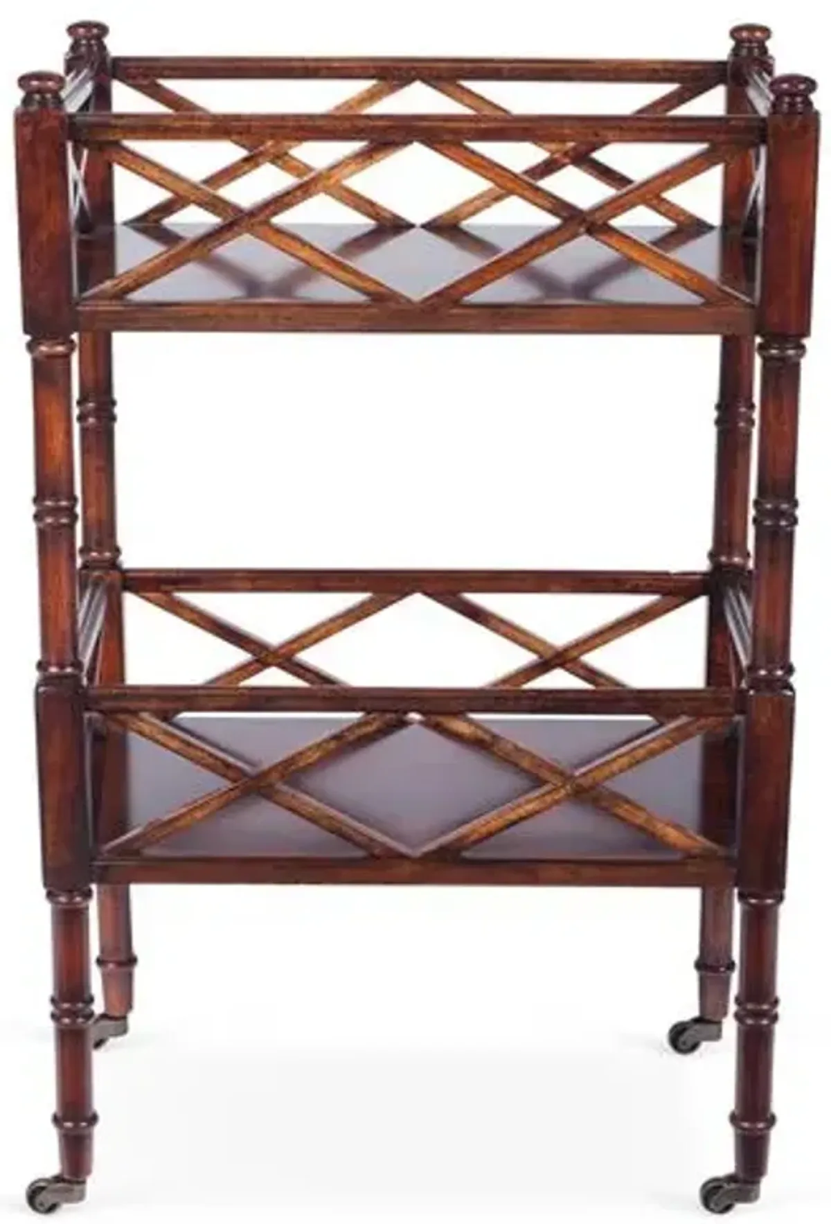 Peters Bar Cart - Cherry - Brown