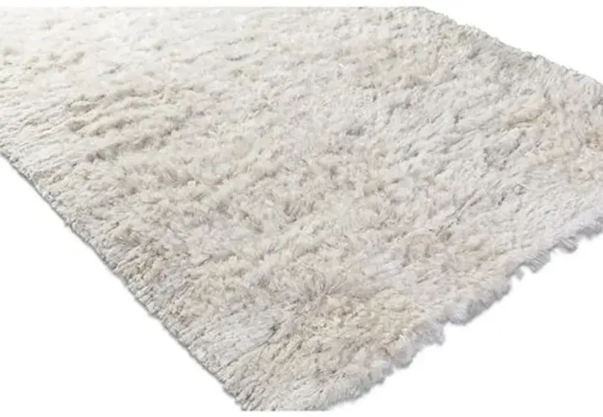 Aoide Shag Rug - Winter White - White
