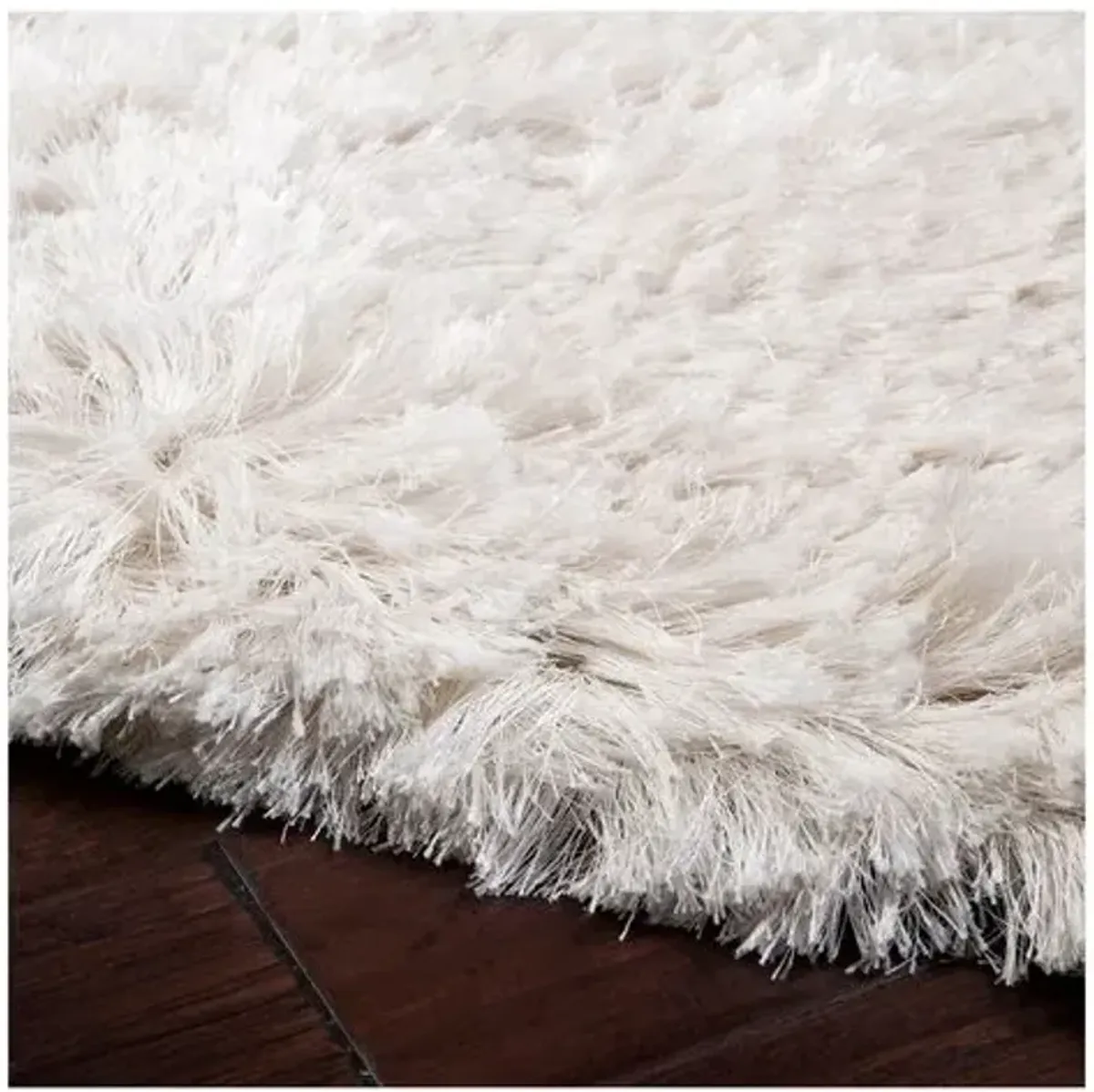 Aoide Shag Rug - Winter White - Ivory - Ivory