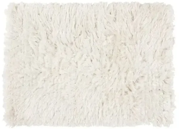 Aoide Shag Rug - Winter White - White