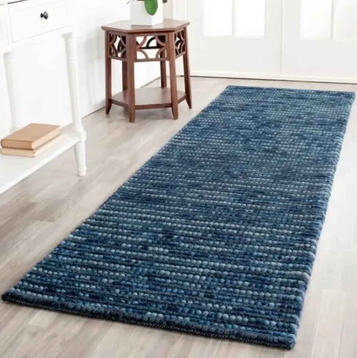 Sumner Jute-Blend Rug - Teal - Blue - Blue