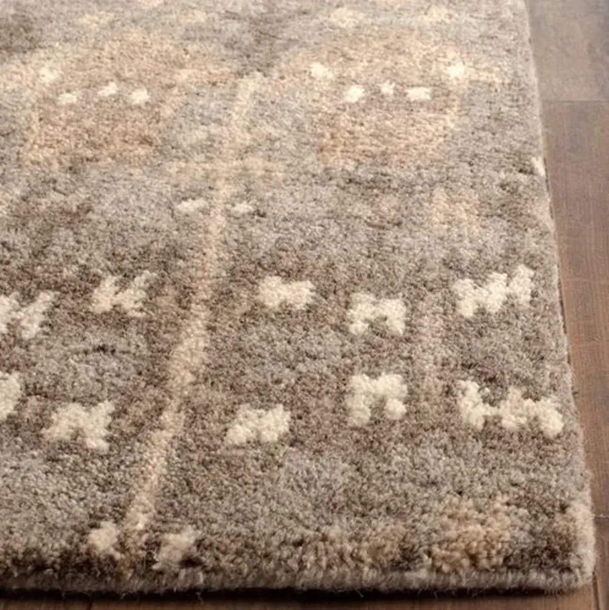 Cortes Rug - Natural - Brown - Brown