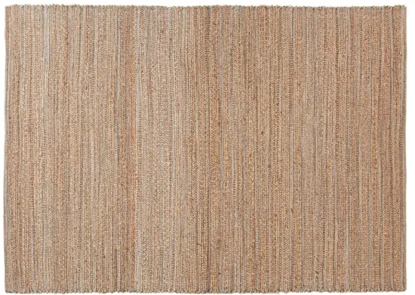 Andi Jute-Blend Rug - Beige/Blue - Beige