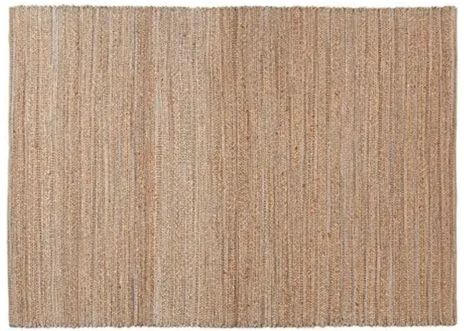 Andi Jute-Blend Rug - Beige/Blue - Beige