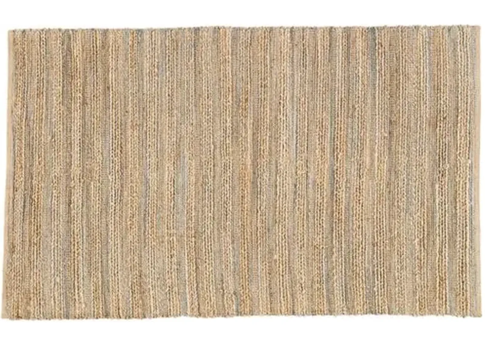 Andi Jute-Blend Rug - Beige/Blue - Beige