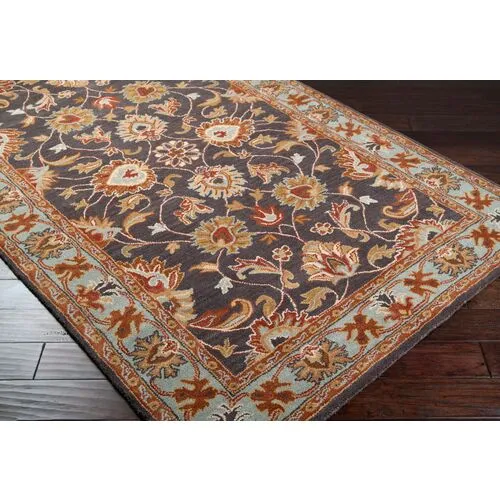 Dina Rug - Espresso/Slate - Brown - Brown