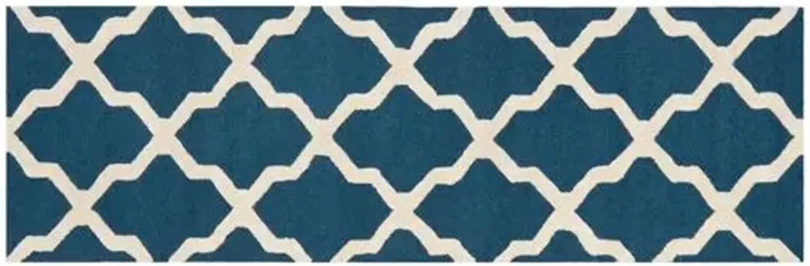 Mulberry Rug - Navy/Ivory - Blue - Blue