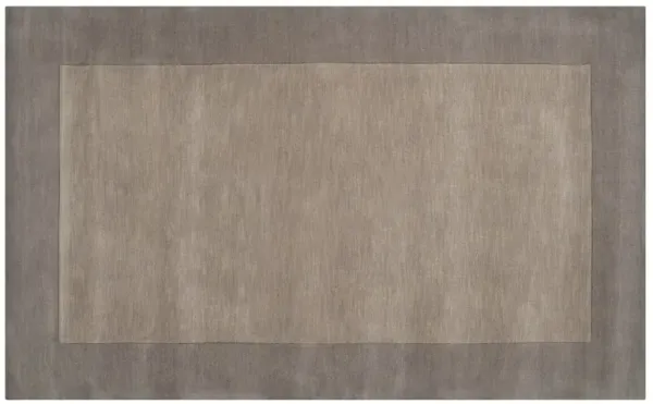Lombard Rug - Elephant Gray - Handcrafted - Gray