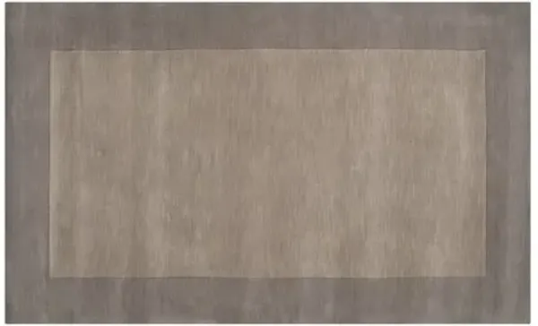 Lombard Rug - Elephant Gray - Handcrafted - Gray