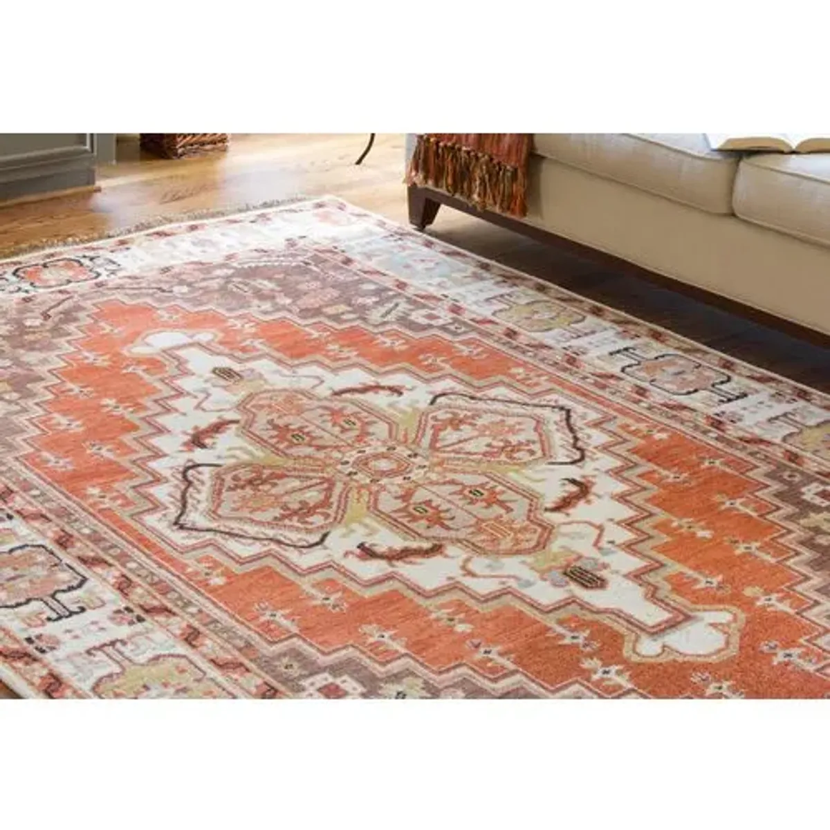 Dion Rug - Rust - Orange - Orange