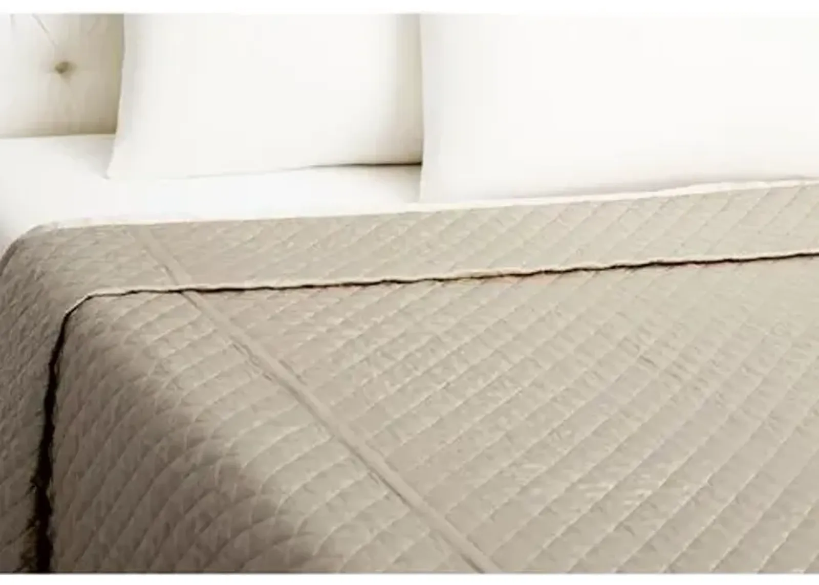 Quilted Coverlet - Smoke - Kumi Kookoon - Gray