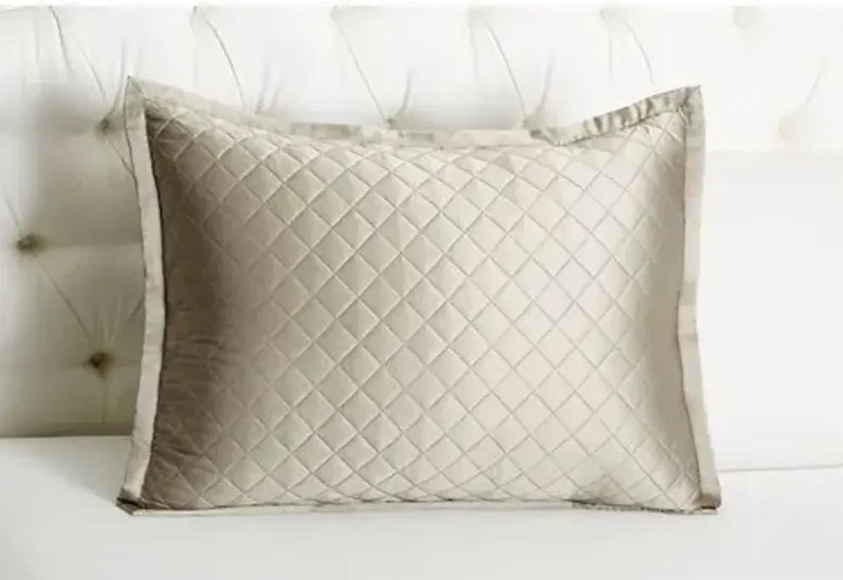 Quilted Sham - Kumi Kookoon - Gray