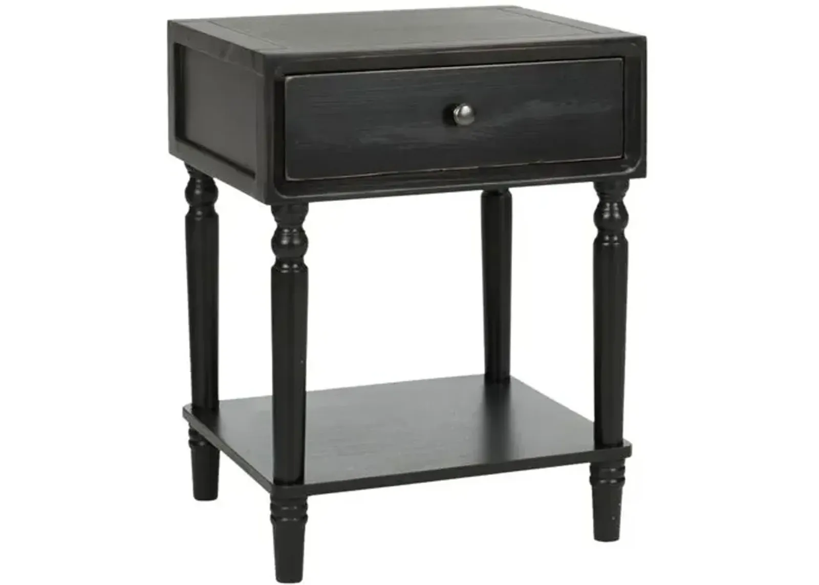 Jude Nightstand - Distressed Black