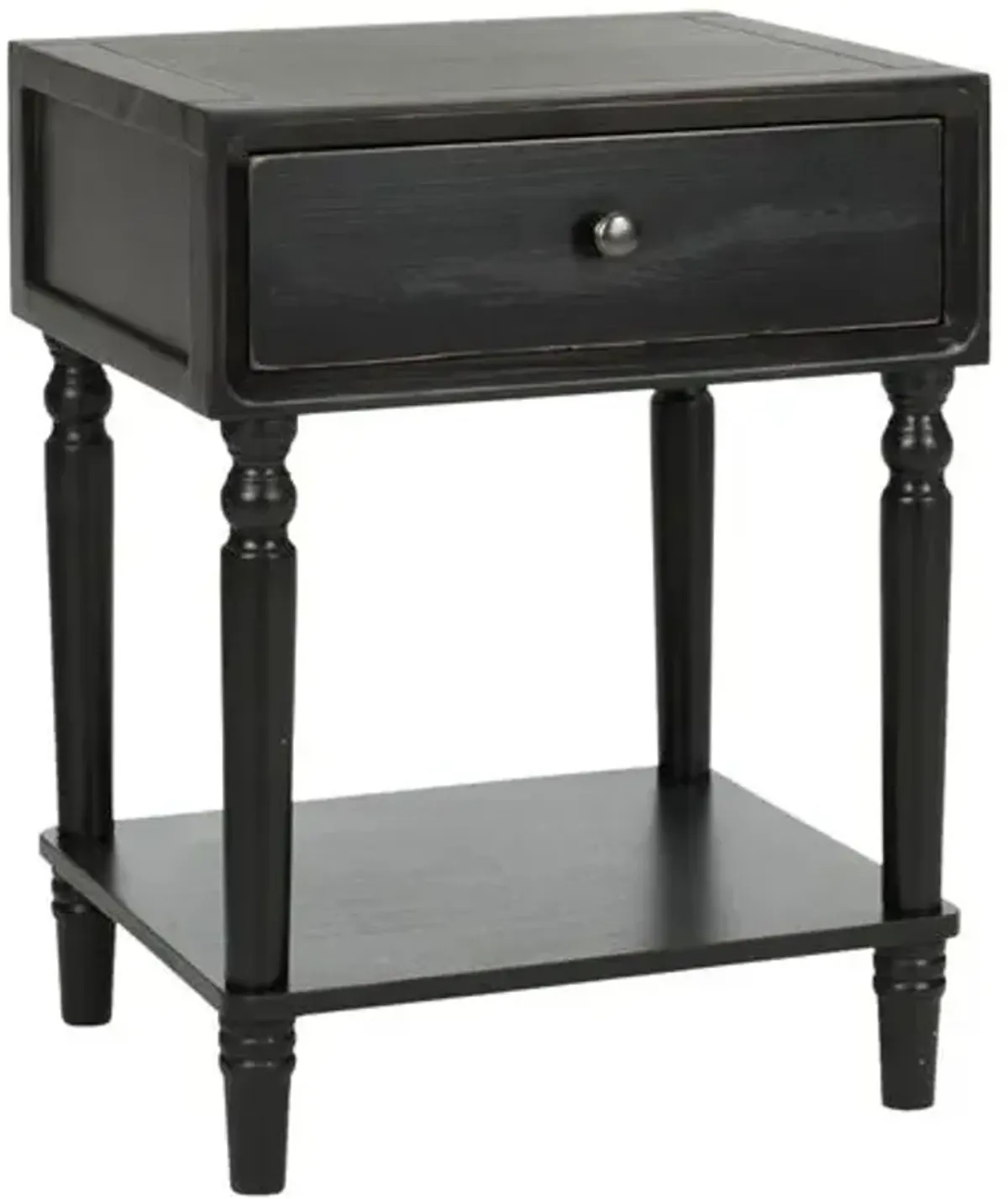 Jude Nightstand - Distressed Black