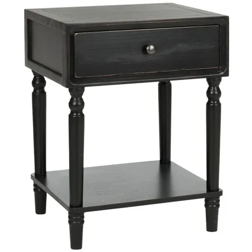 Jude Nightstand - Distressed Black