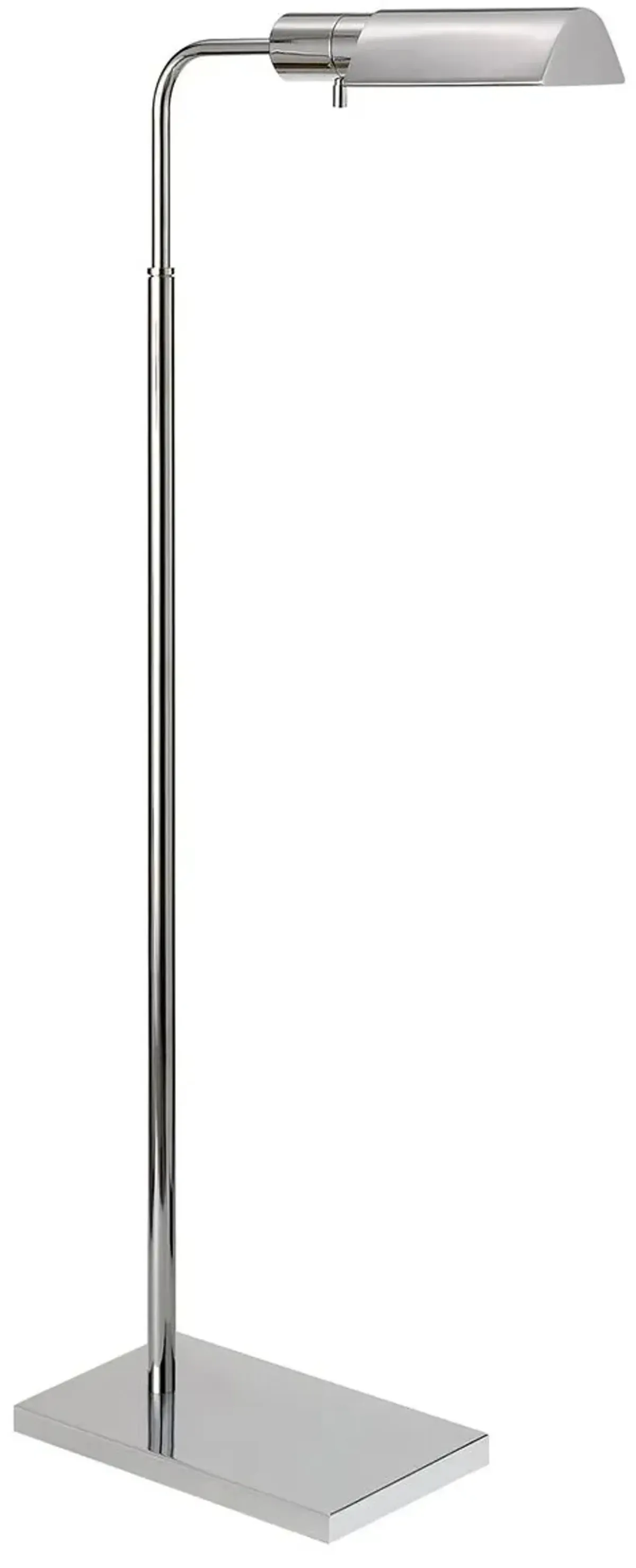 Visual Comfort - Library Floor Lamp - Polished Nickel