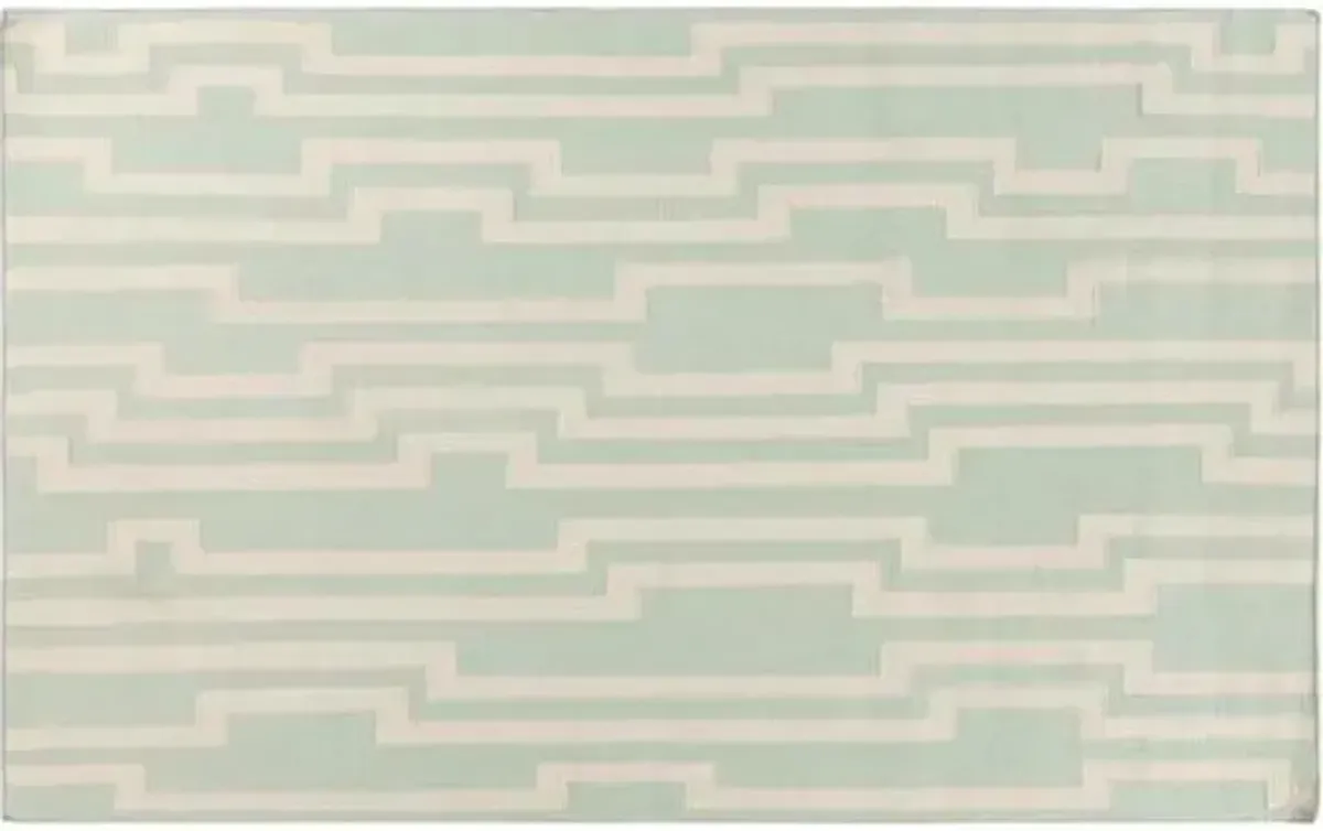 Leto Rug - Aqua - Green - Green