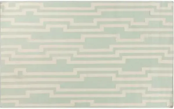 Leto Rug - Aqua - Green - Green