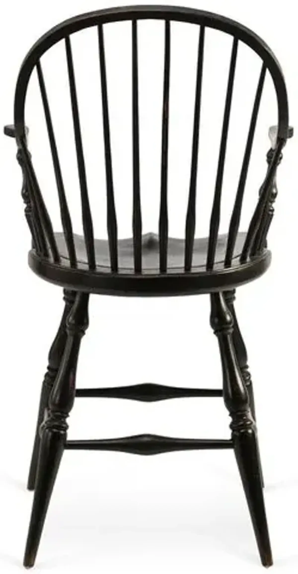 Windsor Counter Stool - Black - Handcrafted