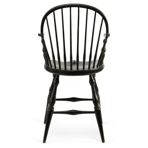 Windsor Counter Stool - Black - Handcrafted