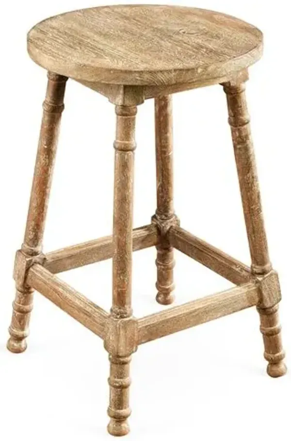 Laird Counter Stool - Weathered Sand - Handcrafted