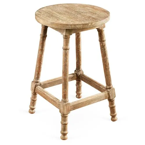 Laird Counter Stool - Weathered Sand - Handcrafted