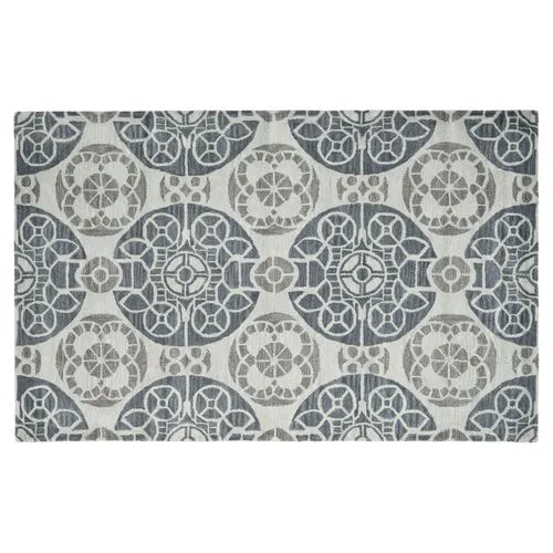 Bleeker Rug - Silver - Silver