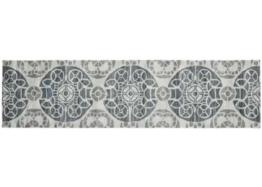 Bleeker Rug - Silver - Silver