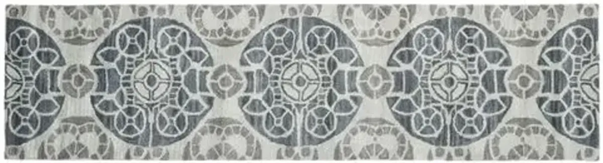 Bleeker Rug - Silver - Silver