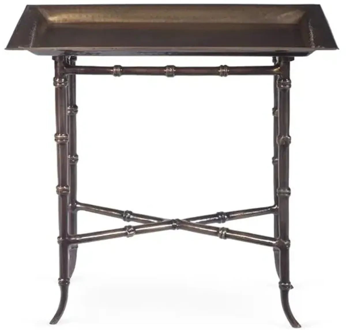 Clinton Tray Table - Bronze - Brown