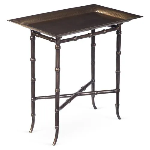 Clinton Tray Table - Bronze - Brown