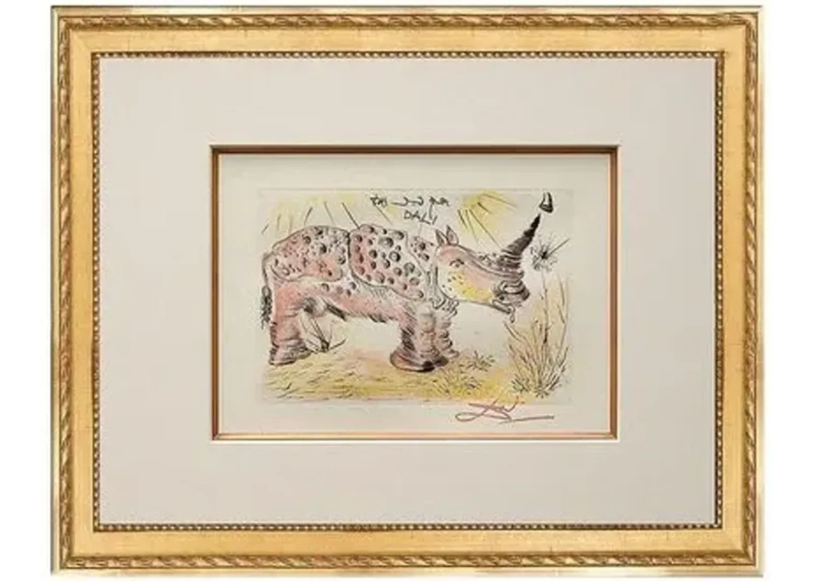 Salvador Dalí­ - Rhino - Munn Works - Pink