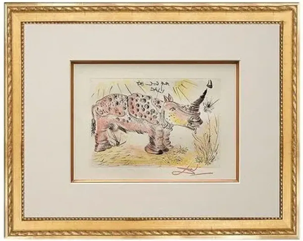 Salvador Dalí­ - Rhino - Munn Works - Pink