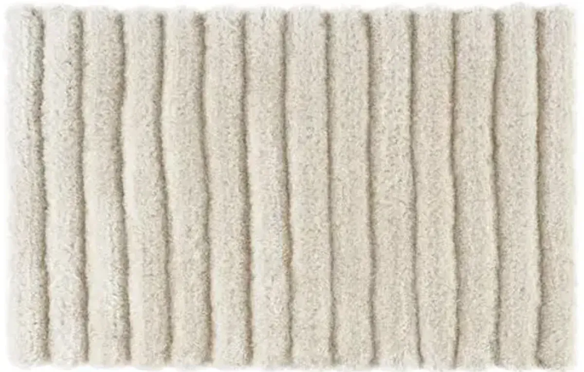 Gene Shag Rug - Pearl - Ivory - Ivory