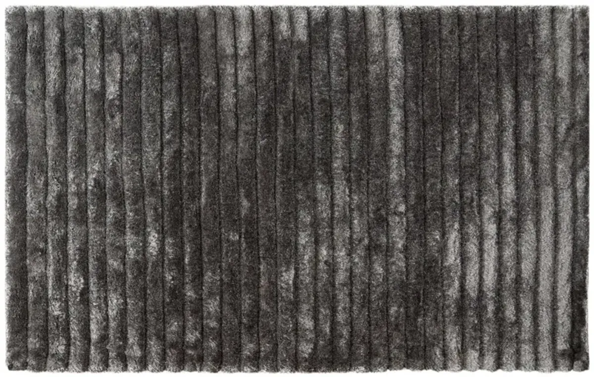 Gene Shag Rug, Silver