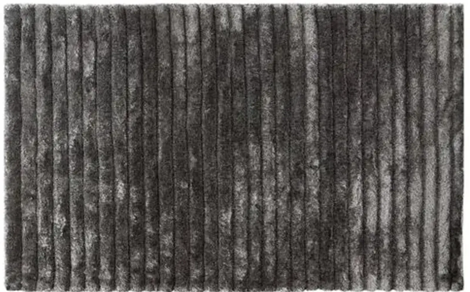 Gene Shag Rug - Silver - Gray - Gray