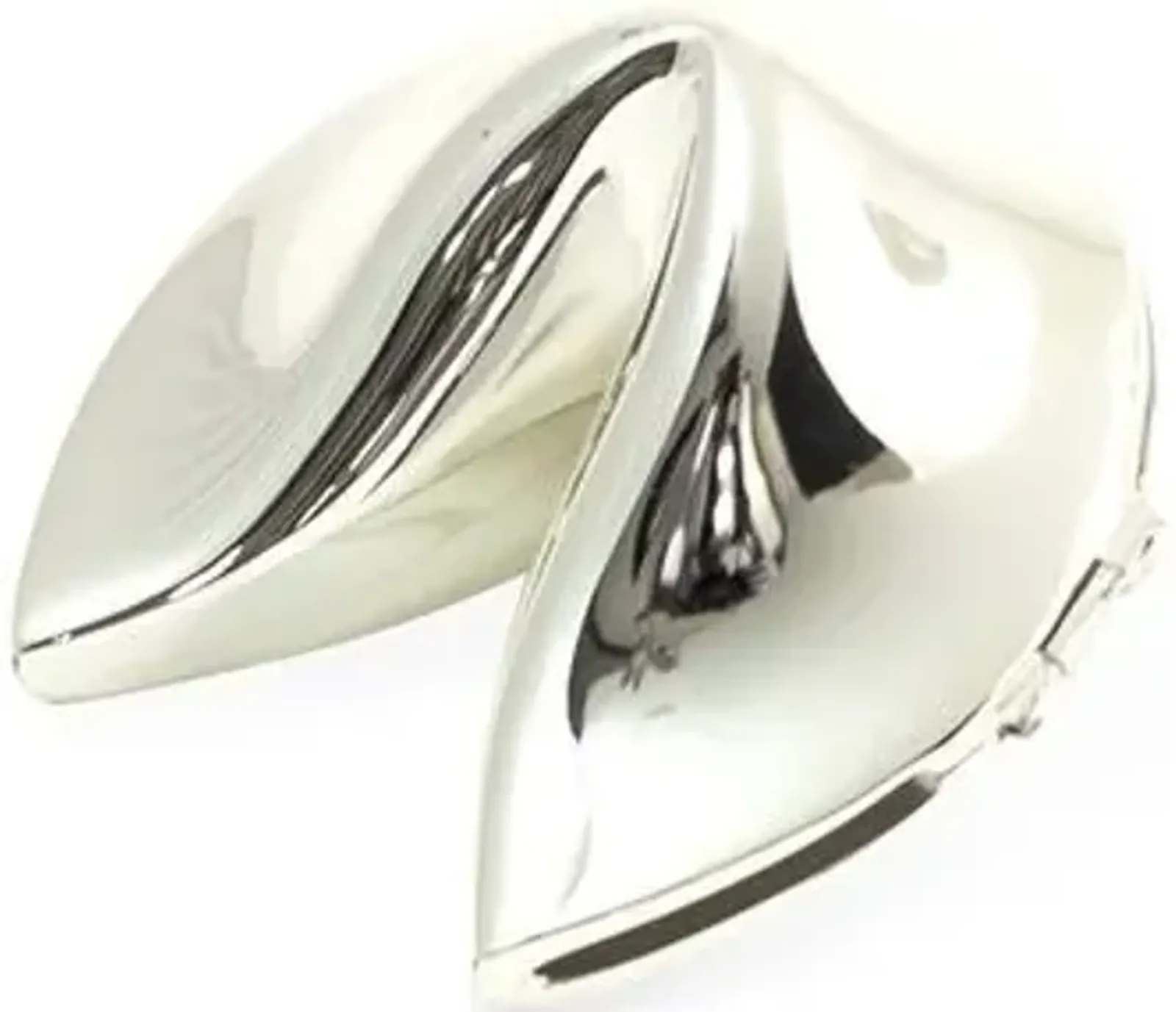 3" Fortune Cookie Keepsake Box - Silver