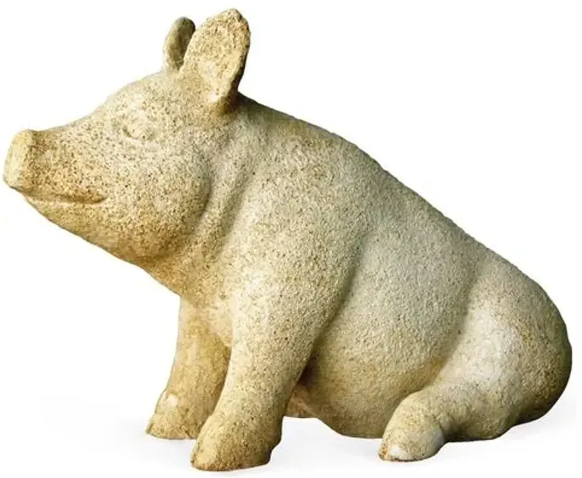 11" Barnyard Pig - Pompeii - Beige