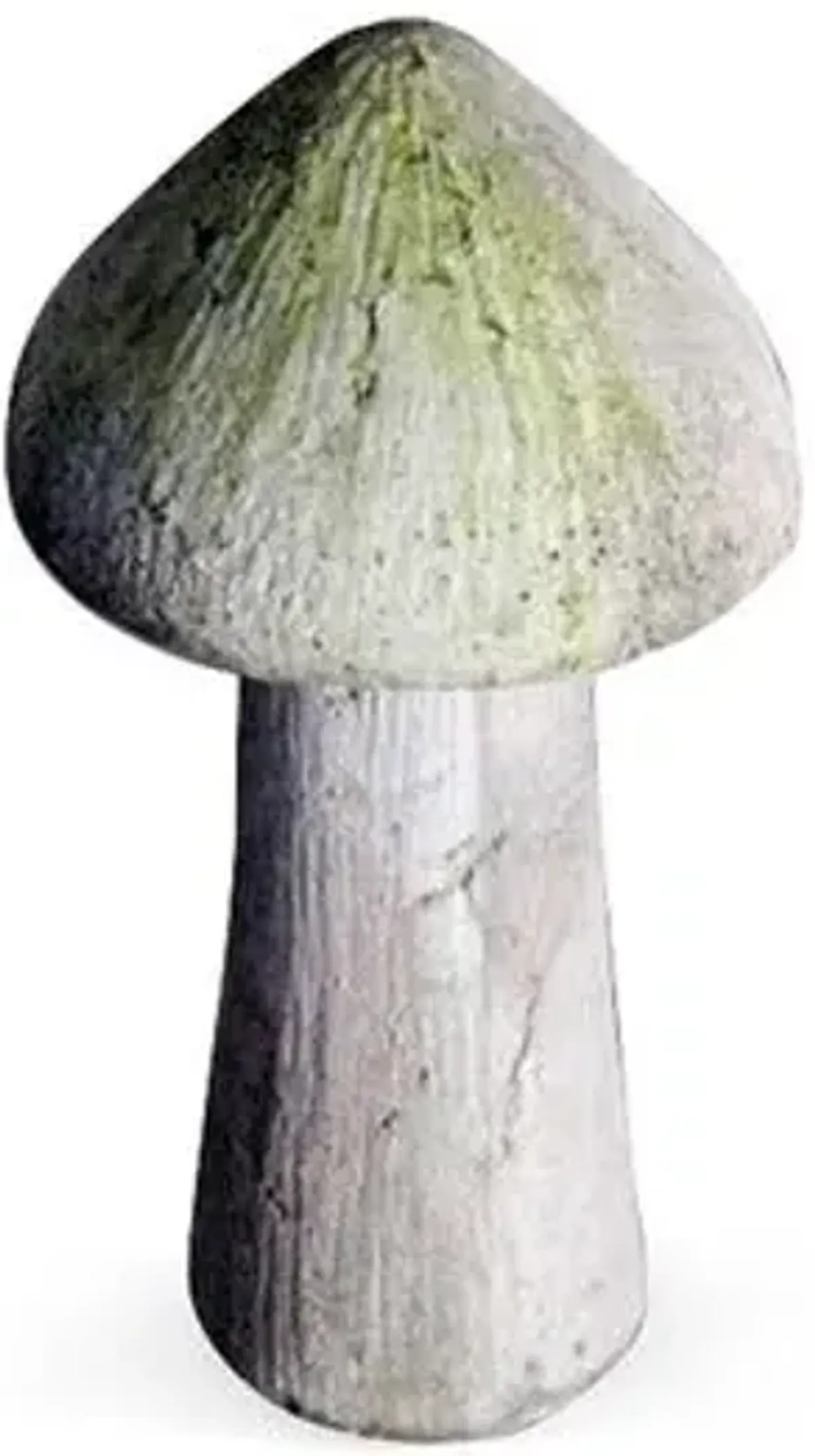 14" Wild Mushroom - White Moss - Beige