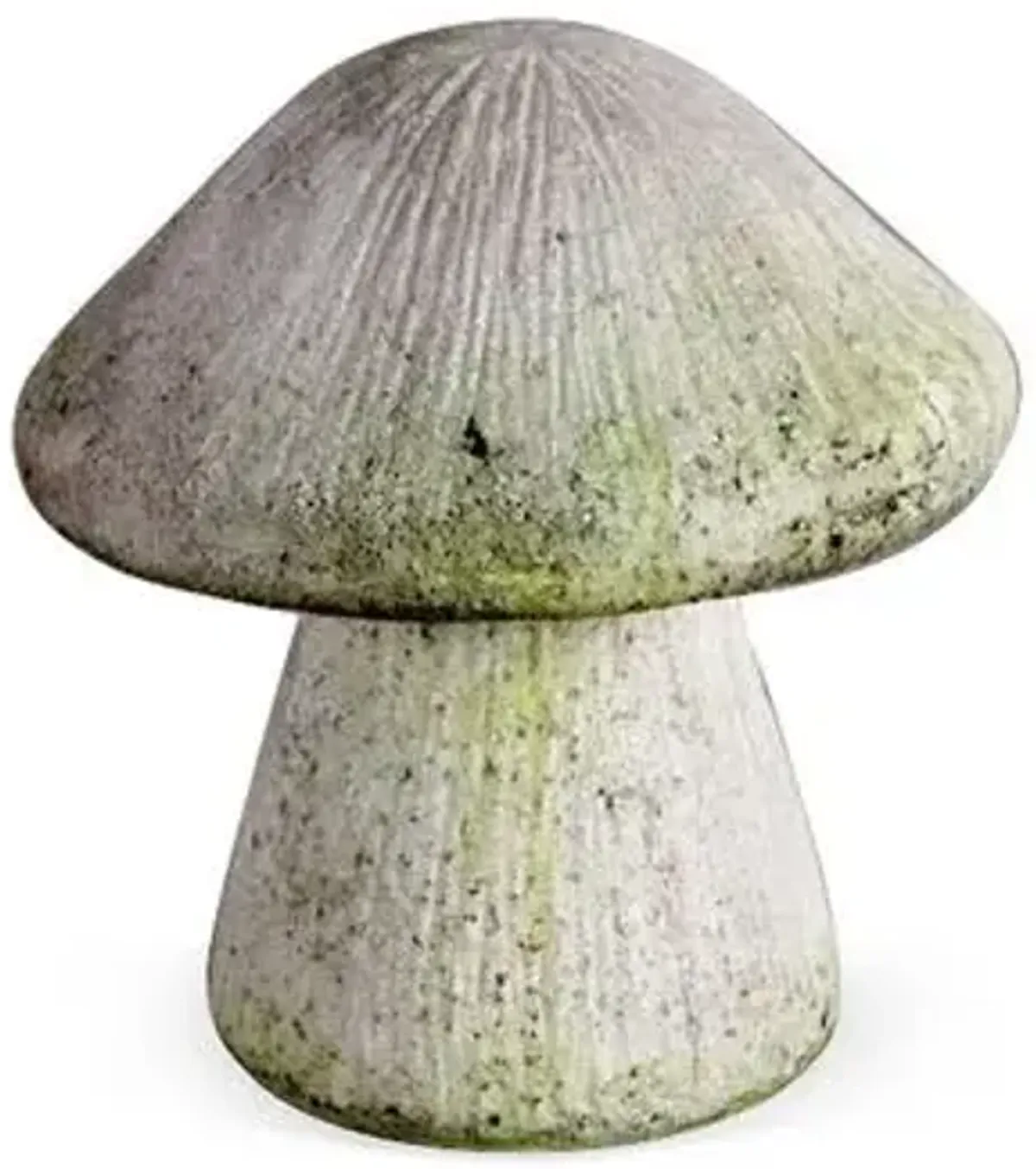 10" Wild Mushroom - White Moss - Beige