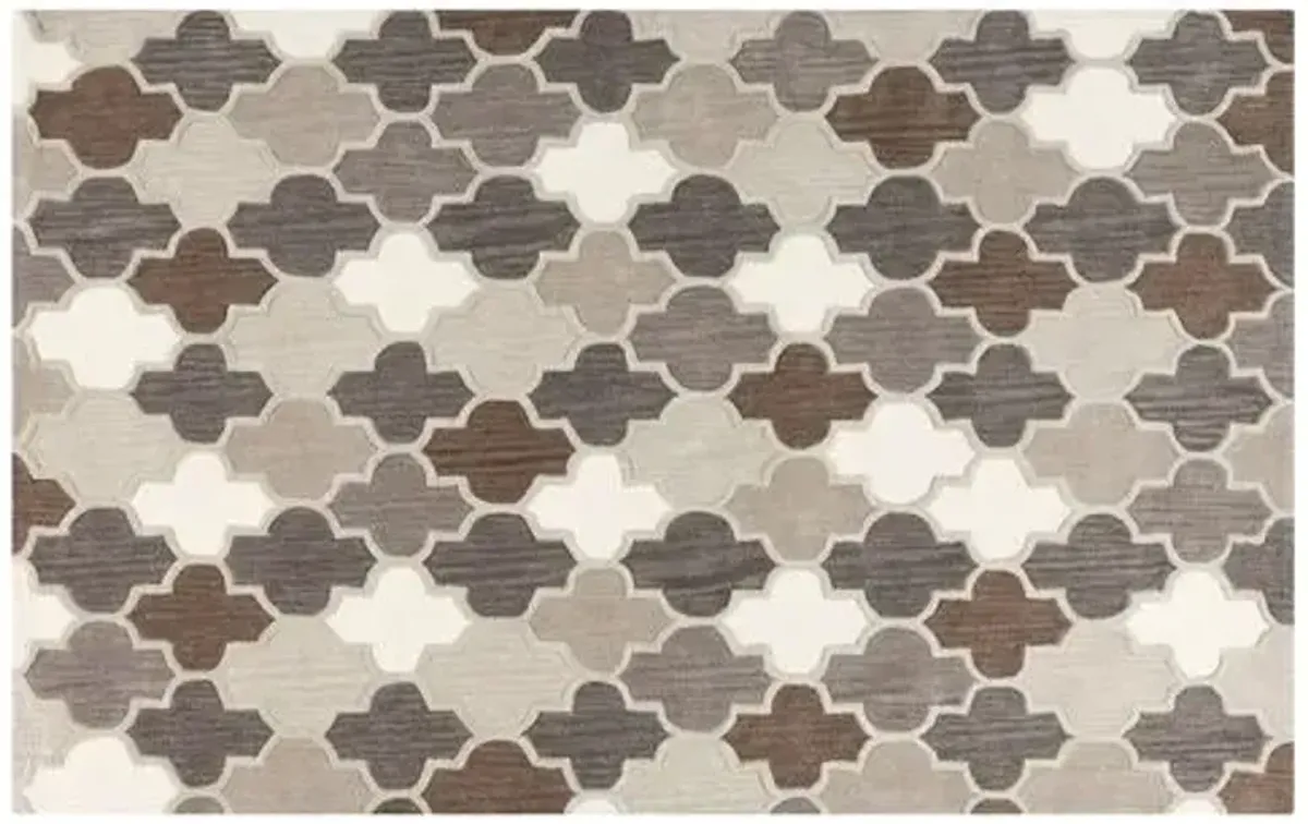 Hall Rug - Safari Tan - Gray - Gray