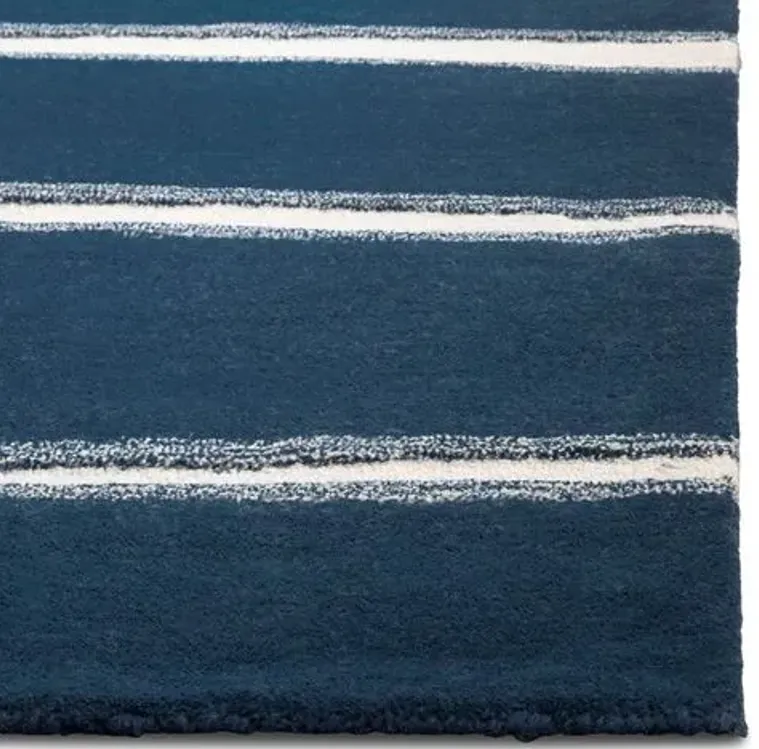 Martha Stewart Chalk Rug - Navy - Blue - Blue