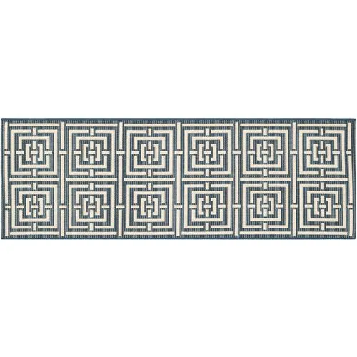 Rufus Outdoor Rug - Navy - Blue - Blue